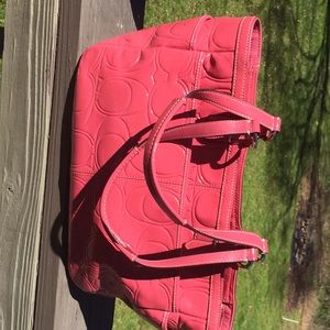 COACH HOT PINK HANDBAG! Excellent Condition!